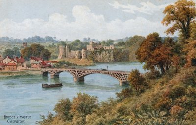 Brücke und Schloss, Chepstow von Alfred Robert Quinton